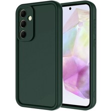  Samsung Galaxy A36 Kılıf Viera Silikon - Koyu Yeşil