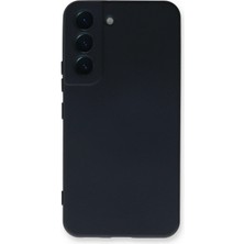  Samsung Galaxy S23 Kılıf Nano Içi Kadife Silikon - Lacivert