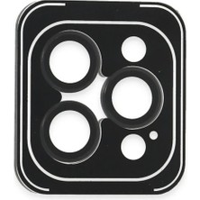   16 Pro Max Pvd Metal Kamera Lens - Siyah