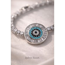 Stainless Stell Premium Taşlı Çelik Bileklik