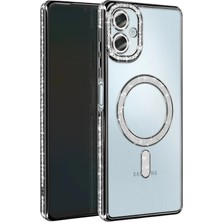  Samsung Galaxy A06 Joke Simli Magneticsafe Kılıf - Siyah