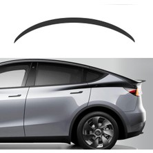 Ramm Tesla Model Y Arka Tampon Orijinal Tip Spoyleri (Spoiler) - Parlak Siyah