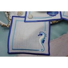 Nakışkonsept Deniz Canlıları Desenli Kokteyl Peçete 4lü