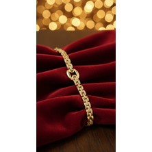 Xuping Altın Kaplama Taş Detaylı Lüks Zincir Bileklik