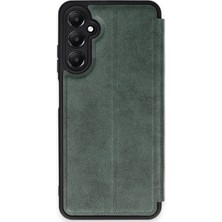  Samsung Galaxy A26 Kılıf Flip Cover - Koyu Yeşil