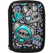 Smiggle Trailblazer Hardtop Kalem Kutusu – Sert Kapaklı Karakterli Çocuk Kalem Kutusu Siyah