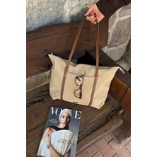 La'Graccio Paris Lagraccio Paris Kadın Chester Cepli Saten Büyük Boy Omuz Çantası