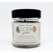 Accent Gurme Chaat Masala (Ekşi-Tuzlu Hint Baharat Karışımı)-90 gr (Cam Kavanoz)