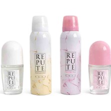 Repute Chic - Pure Deodorant ve Roll-On Seti 4'lü