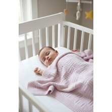 Soft and Baby Pembe Triko Bebek Battaniye