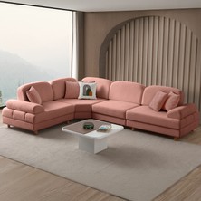 Eymense Aries Modüler Köşe Koltuk Takımı M Pembe