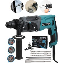 Power Black Profesyonel 850W Darbeli Metal Şanzıman Bakır Sargı Kırıcı Delici Hilti Matkap