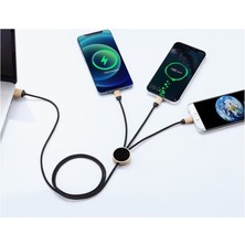 Doyuk Bambu Çoklu Şarj Kablosu