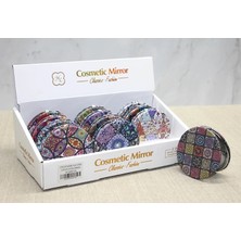 SiHako Taşlı El Aynası Yuvarlak Ince ALK3750