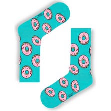 Carnaval Socks Donut Desenli Tenis Çorap