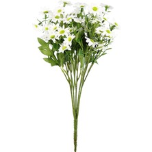Dekorsende Yapay Papatya Demeti Beyaz 43 cm