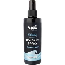 Storemax Magic Cosmetics Profesyonel Deniz Tuzu Saç Spreyi 200ML – Doğal Dalgalar, Hacim Veren ve Mat Görünüm Sağlayan Formül – Tüm Saç Tipleri Için, Unisex Sea Salt Spray