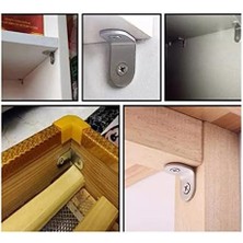 Storemax 25 Ad. L Demir Gönye Köşebent 15X27X27MM - Mobilya Dolap Raf Masa Çekmece Köşe Sabitleme Birleştirme