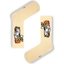 Carnaval Socks Kuşlu Bear Desenli Tenis Çorap