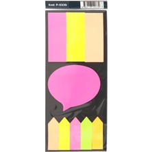 Fixpoint Şekilli Yapışkanlı Postit Seti - 2 Adet