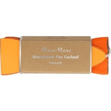 Storemax - & Orange Stripe Honeycomb Garland - Siyah & Turuncu Petekli Asılan Süs