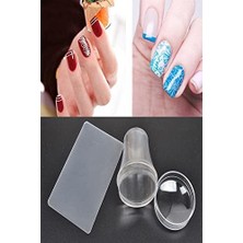 Storemax Chermik Kullanımı Kolay Stamper Baskı Seti Silikon Başlıklı Oje Dizayn Set