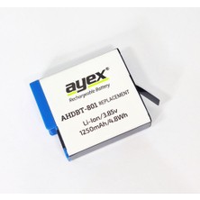 Storemax AHDBT-801 Batarya, Hero 8, 7, 6, 5 ile Uyumlu