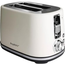 Storemax Gem Concept 2 Dilim Ekmek Kızartma Makinesi – 1000 W, Paslanmaz Çelik Gövde | Vanilya Krem