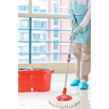 Gampus 360 Derece Dönebilen Döner Başlıklı Smart Mop Kova Paspas Seti | Pratik Mop Kova Paspas Seti