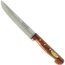 SiHako Paslanmaz Bursa Mutfak, Ekmek Bıçağı 15,5 Cm, Ahşap Sap