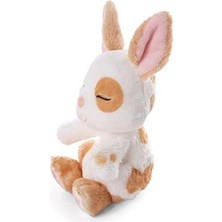 Storemax Nici 48707 Soft Toy Sleeping Pets Caramel Dotted In Peach Basket 12CM