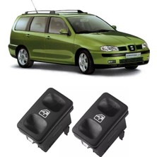 Cme Parts Seat Cordoba Vario Sw 1997-2002 Uyumlu Sağ + Sol Ön Kapı Cam Açma Düğmesi Takım 2 Adet Set 191959855