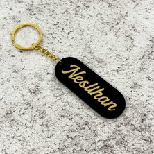 Hediyehanesi Kişiye Özel Isimli Pleksi Anahtarlık Sevgiliye Arkadaşa Hediye 8X3CM