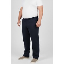 Balkonda Erkek Eşofman Altı 3 Iplik Battal Boy Büyük Beden Esnek Boru Paça