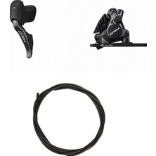 SHIMANO Shımano Grx ST-RX825(L),BR-RX820(F) Di2 2 Vites Ön Disk Fren Set