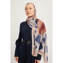 Schaless Pastel Yolculuk - Renkli - Efilia Desenli Şal - 70X190 cm