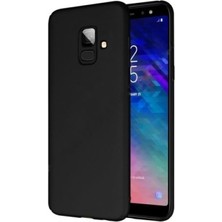 Storemax Galaxy J6 2018 Uyumlu Sert Rubber Silikon Kılıf (Siyah)
