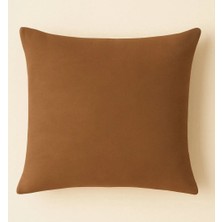 Gercella Keten 43X43 Kırlent Kılıfı 2'likırmızı Rengi Fermuarlı Evtex