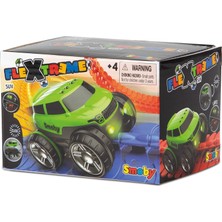 Storemax Smoby Flextreme Suv Yeşil Ek Araba Flextreme Başlangıç Kiti Için Yarış Pisti, Otomobil Yarış Pisti, 4 Yaş Üstü Çocuklar Için, Döngülü Esnek Pist