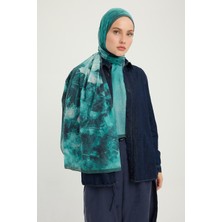 Schaless Zamansız Hayal - Yeşil - Efilia Desenli Şal - 70X190 cm