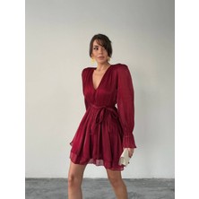 Salome Butik Şifon Mini Elbise