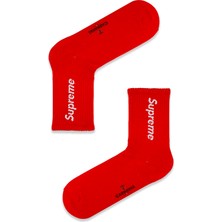 Carnaval Socks pla,boy Logolu Beyaz Tenis Çorap