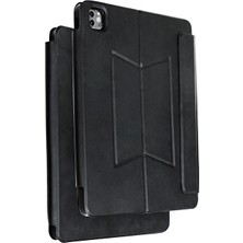 Teleplus iPad Pro 13 2024 Border Keyboard Bluetooh Bağlantılı Standlı Klavyeli Tablet Kılıfı