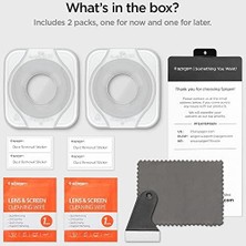 Storemax Galaxy 5 / 4 (40MM) Cam Ekran Koruyucu Kolay Kurulum Glas.tr Ez Fit Slim Hd (2 Adet) - AGL05340