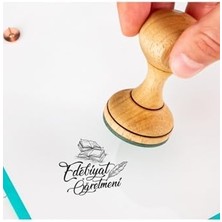 Storemax Öğretmenlerine Hediye Mühür Seti - Ahşap Kitap Mühür - Defter Kaşe