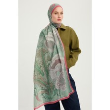 Schaless Mercan Bahçesi - Nefti - Efilia Desenli Şal - 70X190 cm