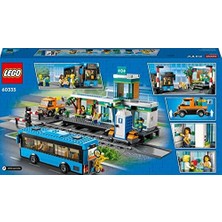 Storemax City Tren Istasyonu 60335-7 Yaş ve Üzeri Çocuklar Için Demiryolu Kamyonu, Otobüs ve Hemzemin Geçit Içeren Oyuncak Yapım Seti (907 Parça)