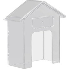 Storemax Şeffaf Su Geçirmez Kablosuz Kapı Zili Koruyucu Kapak, Dış Mekan Yağmur & Kar Koruması, Birçok Zile Uyumlu Kablosuz Kapı Zili Koruyucu Kapak