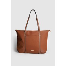 La'Graccio Paris Lagraccio Paris Kadın Chester Cepli Saten Büyük Boy Omuz Çantası