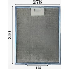 Akat 27.8 x 31 cm Aspiratör Davlumbaz Metal Yağ Filtresi 278X310MM